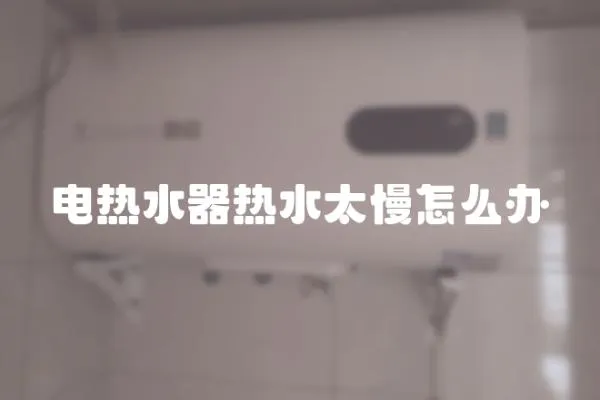 電熱水器熱水太慢怎么辦