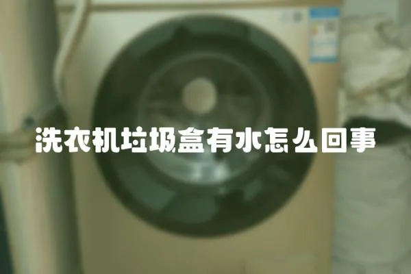 洗衣機垃圾盒有水怎么回事