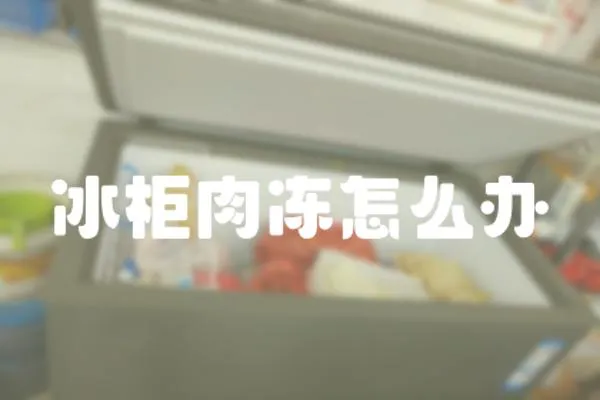 冰柜肉凍怎么辦
