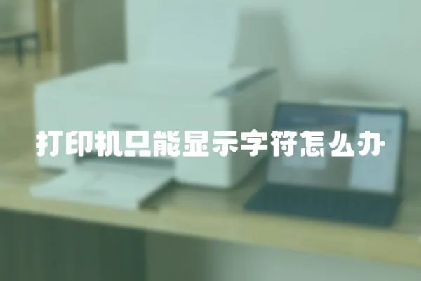 打印機只能顯示字符怎么辦