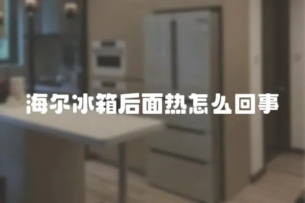 海爾冰箱后面熱怎么回事