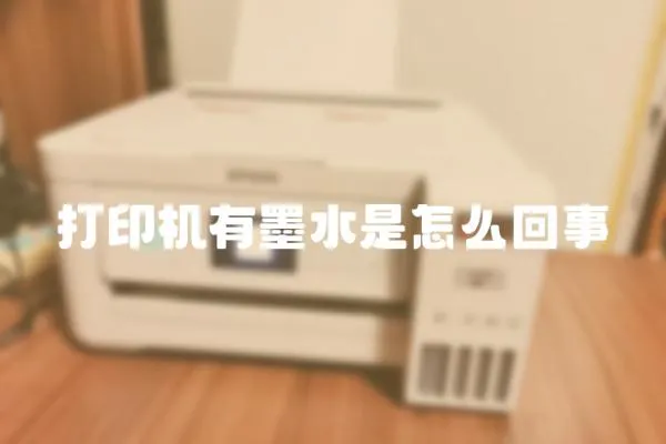 打印機有墨水是怎么回事
