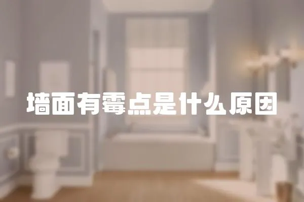 墻面有霉點是什么原因