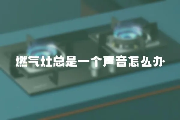 燃?xì)庠羁偸且粋€(gè)聲音怎么辦