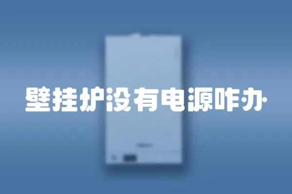 壁掛爐沒有電源咋辦