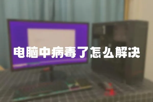 電腦中病毒了怎么解決