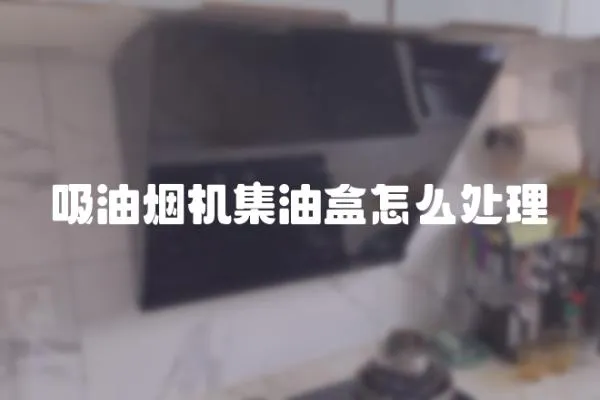 吸油煙機集油盒怎么處理