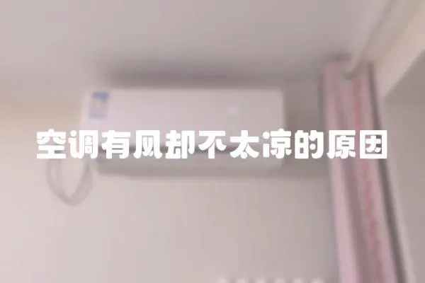 空調有風卻不太涼的原因