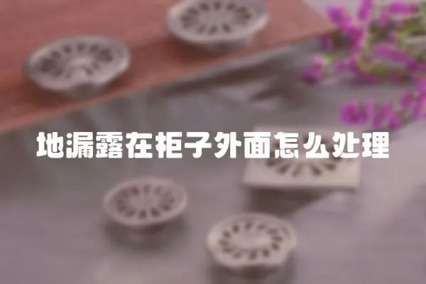 地漏露在柜子外面怎么處理