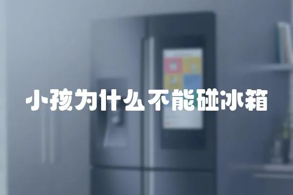 小孩為什么不能碰冰箱