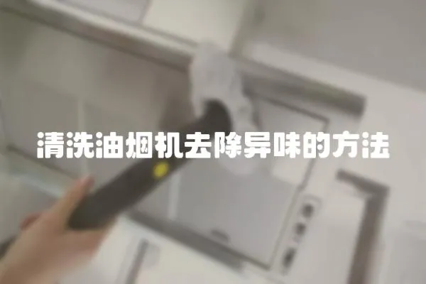 清洗油煙機去除異味的方法