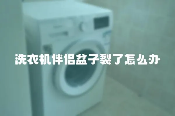 洗衣機(jī)伴侶盆子裂了怎么辦