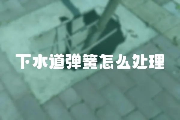 下水道彈簧怎么處理