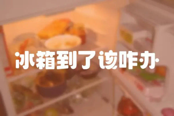 冰箱到了該咋辦
