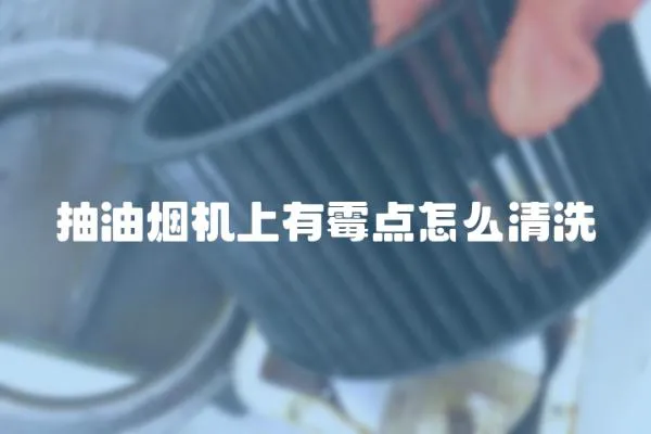 抽油煙機上有霉點怎么清洗