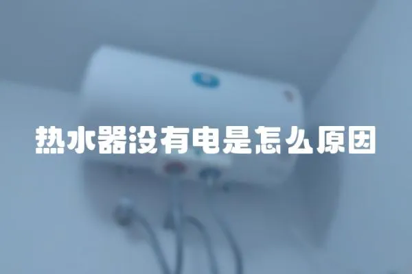 熱水器沒有電是怎么原因