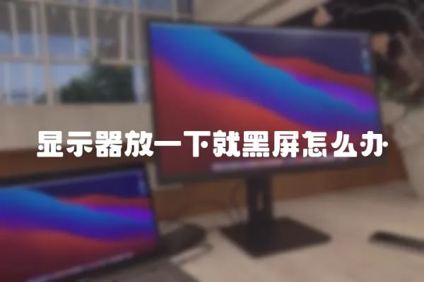 顯示器放一下就黑屏怎么辦