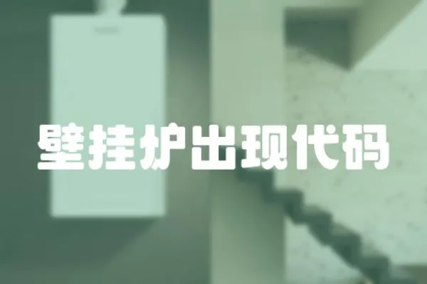 壁掛爐出現代碼