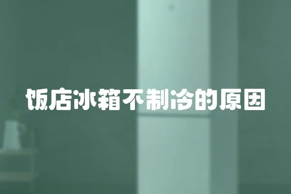 飯店冰箱不制冷的原因