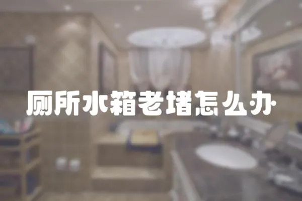 廁所水箱老堵怎么辦