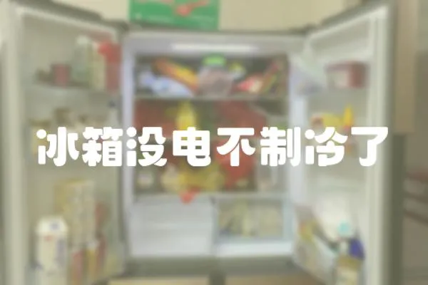 冰箱沒電不制冷了