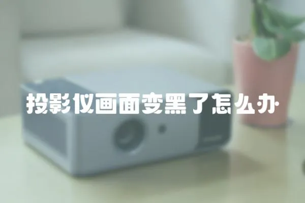 投影儀畫面變黑了怎么辦