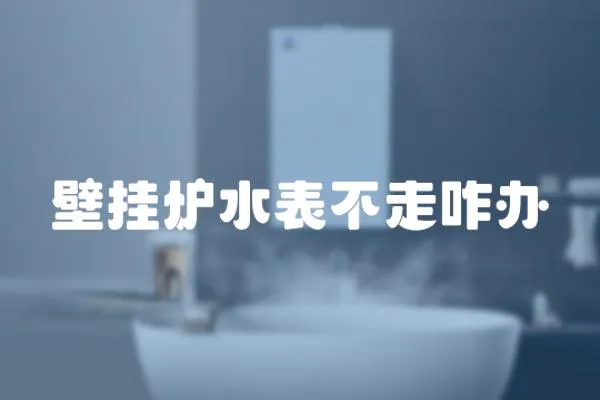 壁掛爐水表不走咋辦