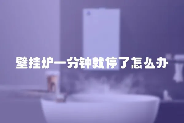 壁掛爐一分鐘就停了怎么辦