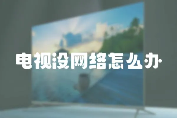 電視沒網(wǎng)絡(luò)怎么辦