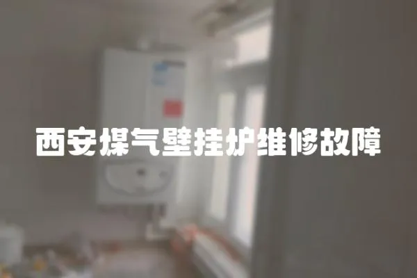 西安煤氣壁掛爐維修故障