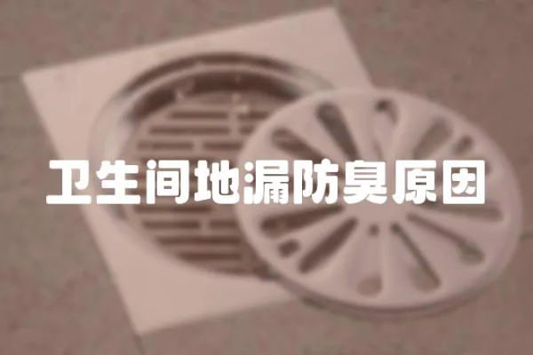 衛生間地漏防臭原因