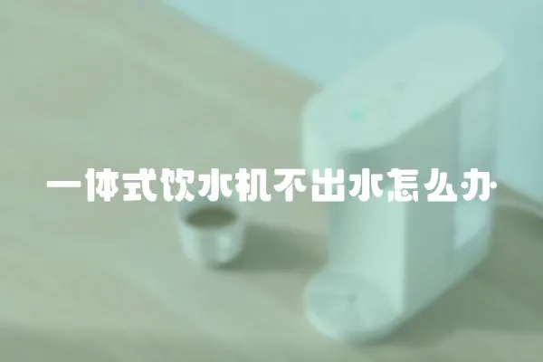 一體式飲水機不出水怎么辦