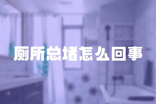 廁所總堵怎么回事