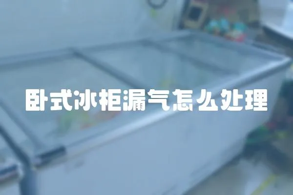 臥式冰柜漏氣怎么處理