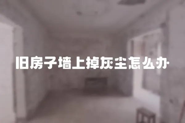 舊房子墻上掉灰塵怎么辦