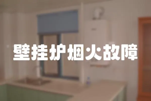 壁掛爐煙火故障