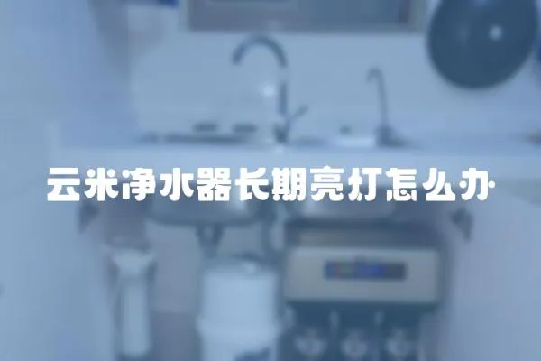 云米净水器长期亮灯怎么办