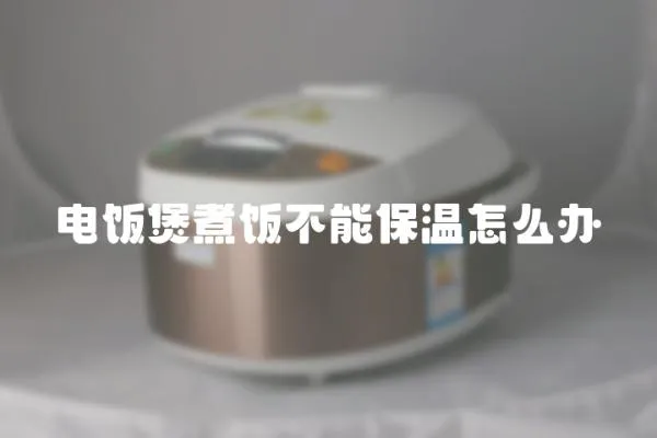 電飯煲煮飯不能保溫怎么辦