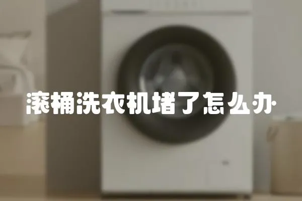 滾桶洗衣機堵了怎么辦