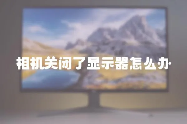 相機關閉了顯示器怎么辦