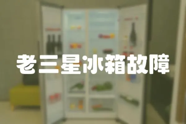 老三星冰箱故障