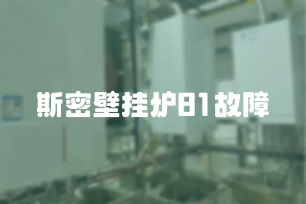 斯密壁掛爐81故障