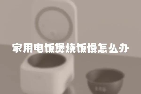 家用電飯煲燒飯慢怎么辦