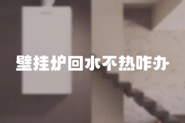 壁掛爐回水不熱咋辦