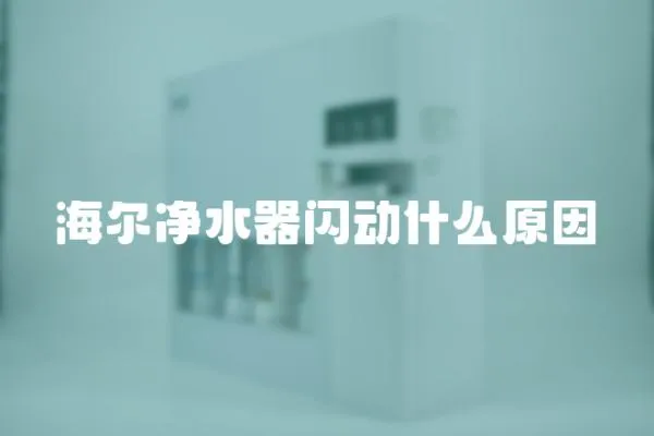 海爾凈水器閃動什么原因