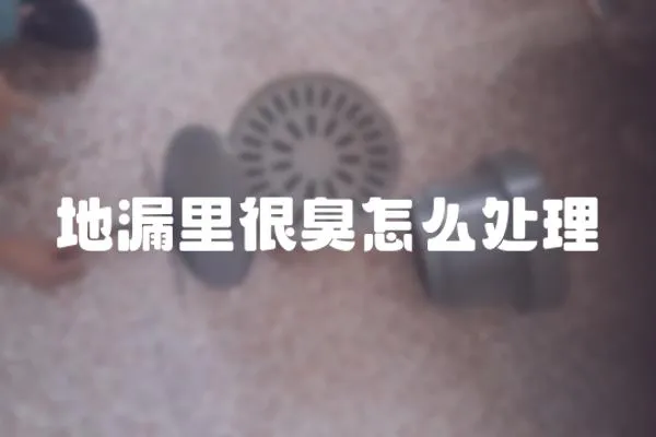 地漏里很臭怎么處理