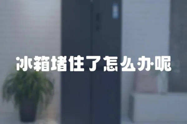 冰箱堵住了怎么辦呢