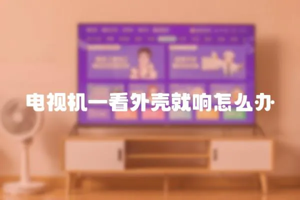 電視機一看外殼就響怎么辦