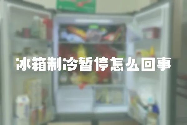 冰箱制冷暫停怎么回事