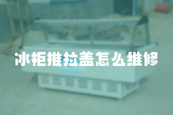冰柜推拉蓋怎么維修